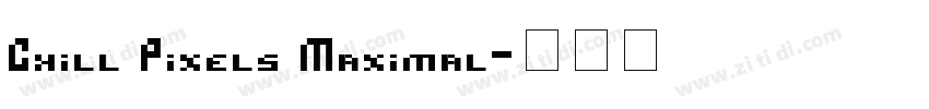 Chill Pixels Maximal字体转换